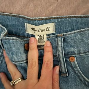 Madewell high rise wide leg jeans size 28 lightly used excellent condition